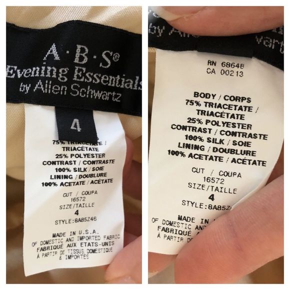 VINTAGE Allen Schwartz gold satin dress | Gatsby 20s 30s - Picture 7 of 14